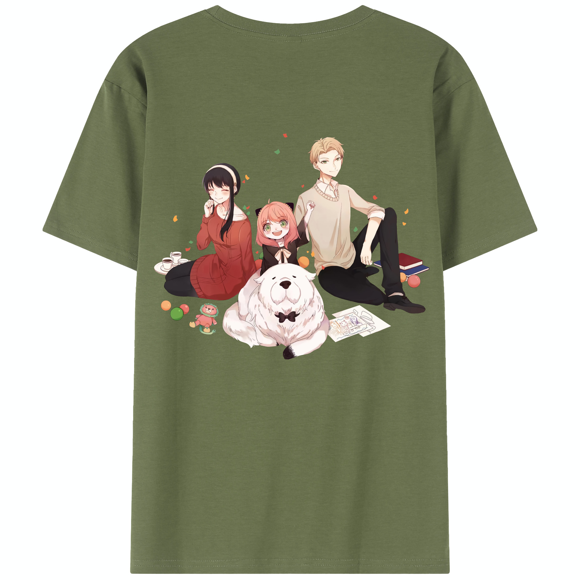 （画像用） SPY×FAMILY间谍家家酒 綿100％半袖Tシャツ（背面プリント）